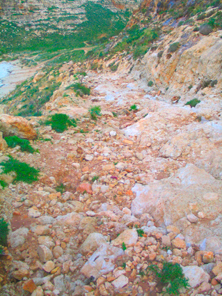 Spiaggia dei Conigli - il sentiero prima della sistemazione - 12